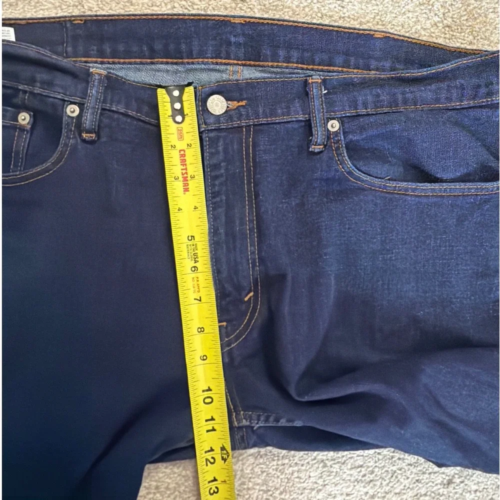 Levis‎ 514 Straight Fit Jeans Mens 38x30 Dark Wash Indigo Blue Denim Pants